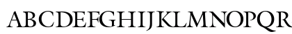 FZ ROMAN 25 Normal Uppercase Preview