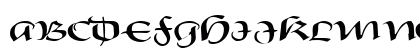 FZ SCRIPT 19 EX Normal Uppercase Preview