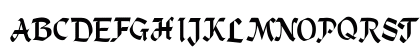 FZ SCRIPT 3 Normal Uppercase Preview