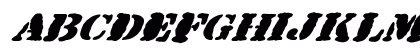 FZ UNIQUE 25 MANGLED ITALIC Normal Preview