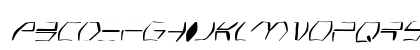 FZ WARPED 5 ITALIC Normal Preview