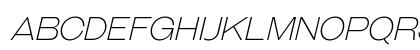 Galderglynn Titling ExtraLight Italic Uppercase Preview