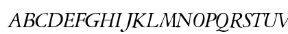 GaramondRepriseOSSSK Italic Uppercase Preview