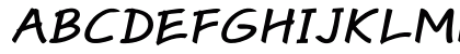 Garimondi Expanded Regular Uppercase Preview