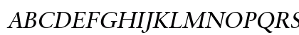 Garrick Italic Preview