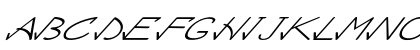 Gavol Extra-expanded Italic Preview
