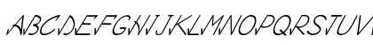 Gavol Italic Uppercase Preview
