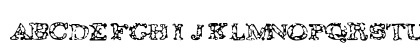 GAZA 14 Regular Uppercase Preview