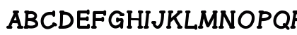 GelPenSerif Heavy Uppercase Preview