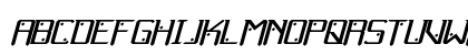 Gemcut Italic Uppercase Preview