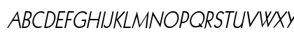 Geo 112-Condensed Italic Preview