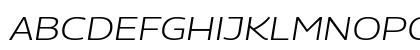 Georama Expanded Light Italic Uppercase Preview