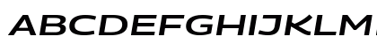 Georama Extra Expanded SemiBold Italic Preview