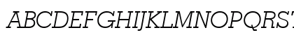 GeoSlabserifLight Italic Preview