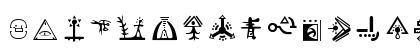 Giedi Golden Disk Regular Uppercase Preview