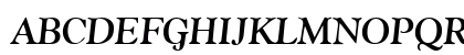 Gilde Bold Italic Preview