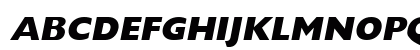 GillsBlack Oblique Uppercase Preview