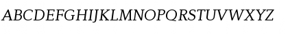 Diverda Serif Com Light Italic Font