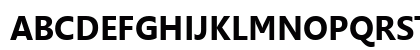 Gisha Bold Uppercase Preview