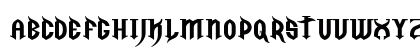 Golgotha Regular E. Uppercase Preview
