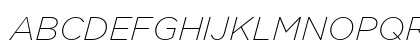 ExtraLight Italic Preview