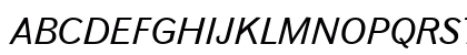 Gothic720 BT Italic Preview