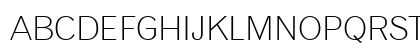 Gothic720 Lt BT Light Uppercase Preview