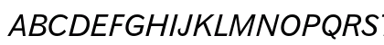 Gothic 720 Italic Uppercase Preview