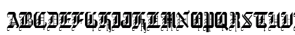 Gothic-Condensed Normal Uppercase Preview