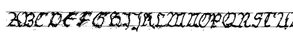GothicHandDirty Bold Uppercase Preview