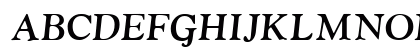 Goudy Bold Italic Preview