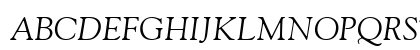 Goudy Old Style ATT Italic Preview