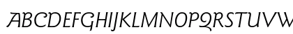 ITC Goudy Sans Std Book Italic Uppercase Preview