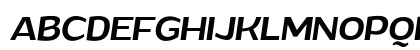 Grandi PERSONAL USE Medium Italic Uppercase Preview