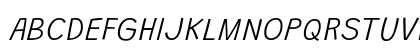 Grandstander ExtraLight Italic Uppercase Preview