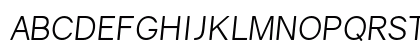 Gravity Book Italic Uppercase Preview