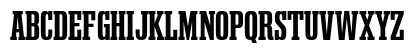 Gravtrac Condensed Bold Uppercase Preview