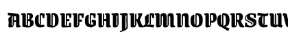 Grenze Gotisch ExtraBold Regular Uppercase Preview