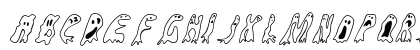 Groovy Ghosties Regular Uppercase Preview