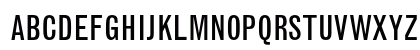 Grotesque MT Std Condensed Uppercase Preview
