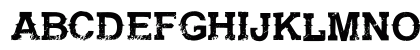Gunfighter Academy Regular Uppercase Preview