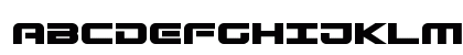 Gunship Bold Uppercase Preview