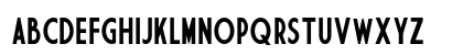 Guravo Condensed Bold Uppercase Preview