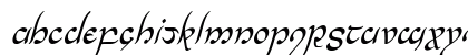 Half-Elven Condensed Italic Condensed Italic Uppercase Preview