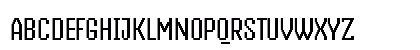 Handjet Regular Uppercase Preview