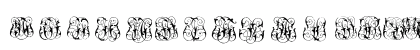 Hard to Read Monograms Two Regular Uppercase Preview