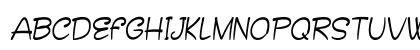 Haribu Condensed Italic Uppercase Preview