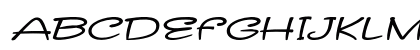 Haribu Expanded Italic Preview