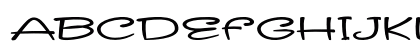Haribu Extra-expanded Regular Uppercase Preview