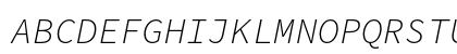 Hasklig Light Italic Preview